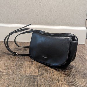 Matt & Nat Vegan Leather Cross Body Black Purse